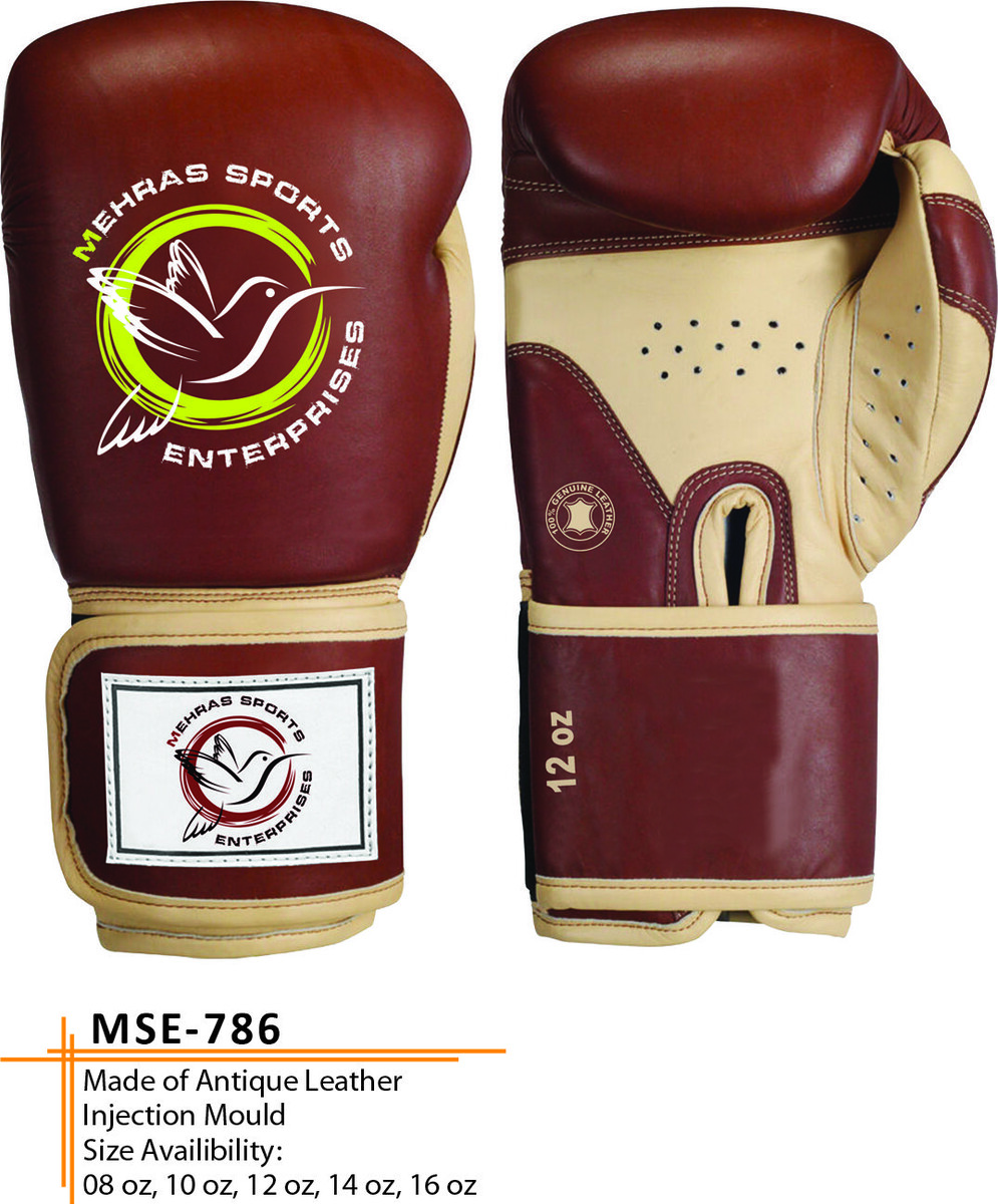 Antique Leather Injection Mould Gloves MSE-786