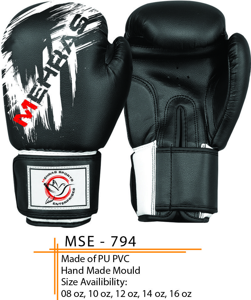 PU PVC Handmade Boxing Gloves MSE-794