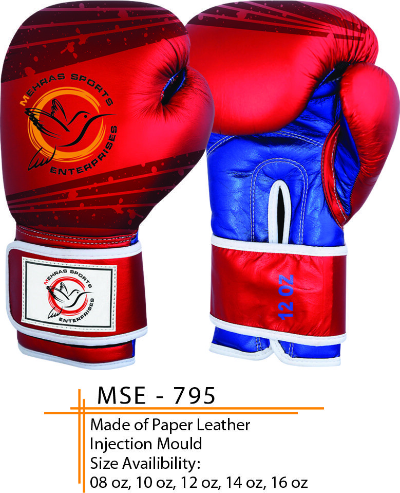 Paper Leather Injection Mould Gloves MSE-795