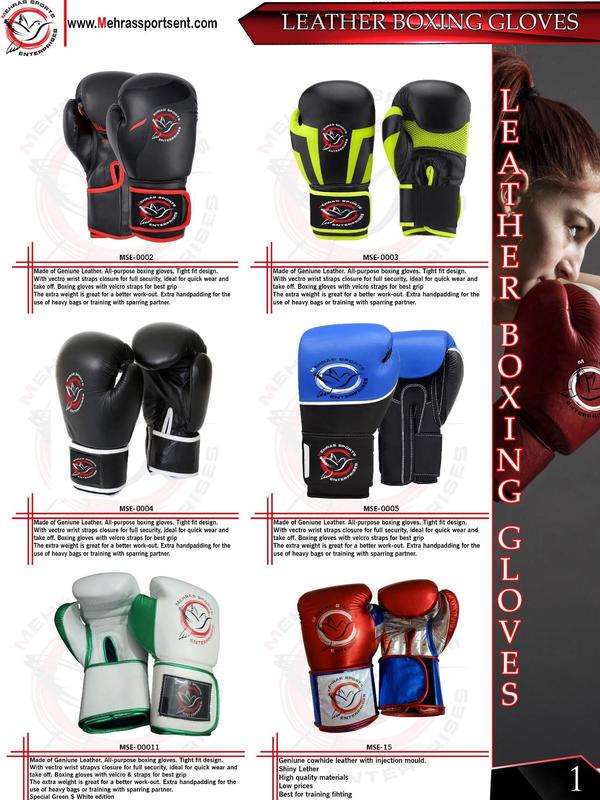 Leather Boxing Gloves