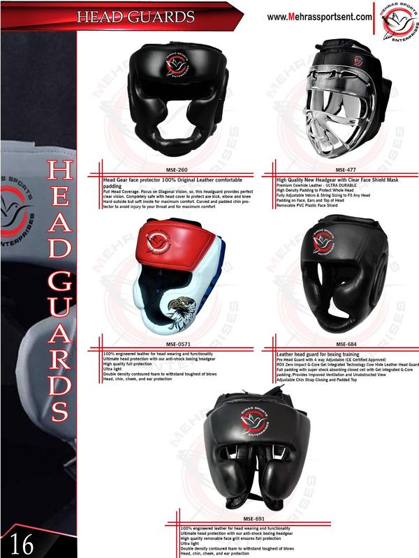 Leather Head Guard